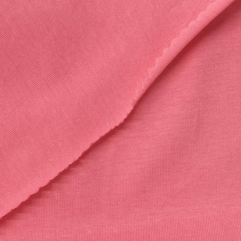 100% Cotton Jersey Knit Fabric, 160 gsm, 170 cm — Pink