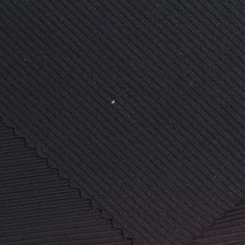 Nylon Stretch Knit Fabric, 250 gsm, 155 cm — Black