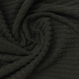 Dark Grey Grid Fleece, Polyester, 150 gsm — photo 1