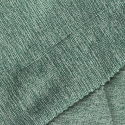 Green Heathered-Marl Milk Silk Knit, Polyester