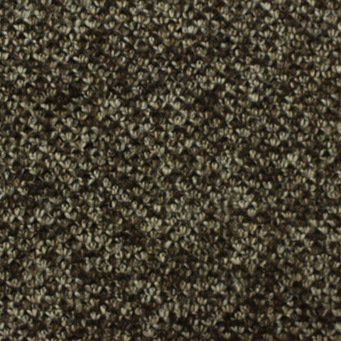 Dark Brown Marl Interlock Knit, Polyester, 393 gsm