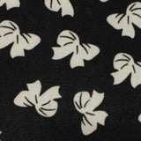 Printed Polyester Stretch Knit Fabric, 150 gsm, 175 cm — Black — photo 1