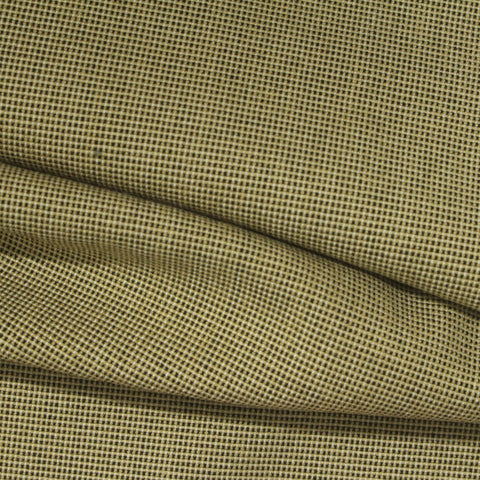 Light Green Check Woven, Poly-Viscose