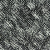 Black Heathered-Marl Chunky Knit, Poly-Cotton, 190 gsm — photo 1