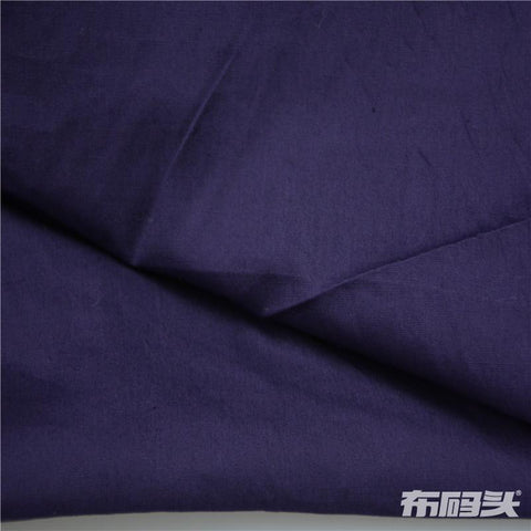 100% Cotton Poplin Fabric, 155 gsm — Navy
