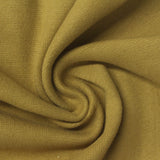 Cotton Stretch Rib Knit Fabric, 482 gsm, 200 cm — Khaki — photo 1