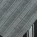 Black Vertical-Stripe Jacquard, Polyester, 368 gsm — photo 1