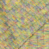 Yellow Marl Rib Knit, Poly-Viscose, 202 gsm — photo 1