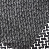 Black Geometric Jacquard, Viscose-Poly, 248 gsm — photo 1
