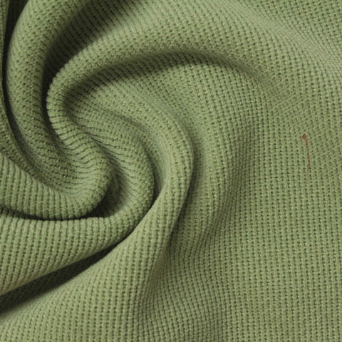 Polyester Stretch Interlock Knit Fabric, 370 gsm, 185 cm — Green