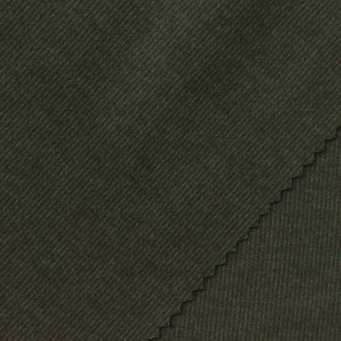 Viscose Acrylic Blend Stretch Velvet Fabric, 300 gsm, 180 cm — Green