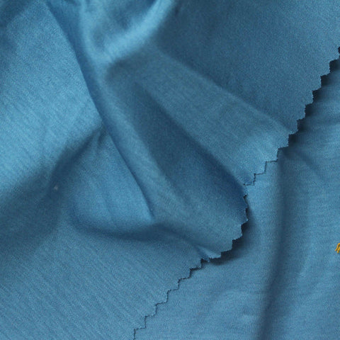 Heathered Blue Marl Interlock Knit, Cotton