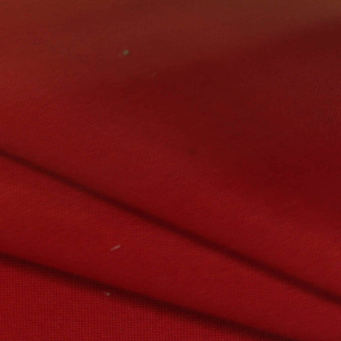 Polyester Cotton Scuba Knit Fabric, 300 gsm, 175 cm — Red, ref EF-271379
