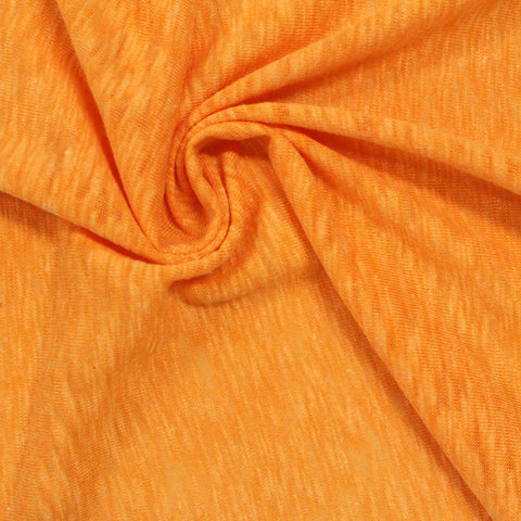 Polyester Cotton Jersey Knit Fabric, 140 gsm, 160 cm — Orange