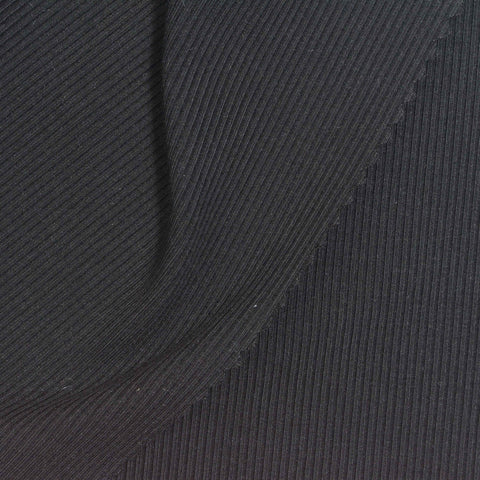 Black Rib Knit