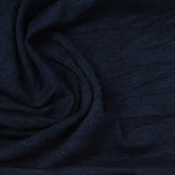 Dark Blue Marl Jersey Knit, Cotton-Poly, 173 gsm — photo 1