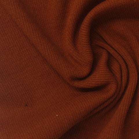 Rust Rib Knit, Cotton