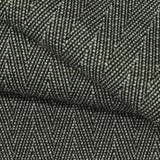 Black Chevron Interlock Knit, Poly-Viscose — photo 1