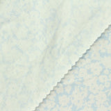 White Floral Jersey Knit, Cotton, 150 gsm — photo 1