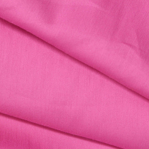 Cotton Nylon Stretch Sateen Fabric, 110 gsm, 147 cm — Pink
