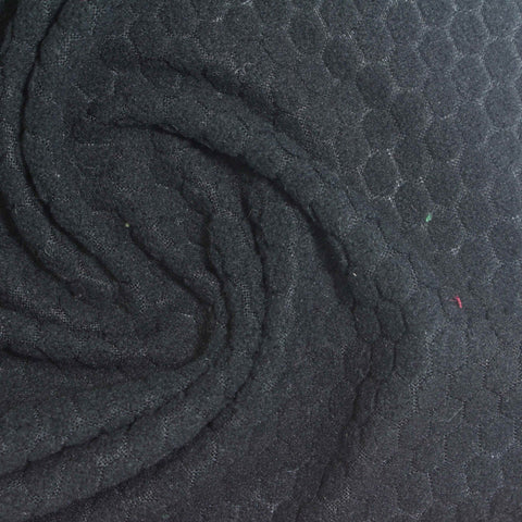 Dark Grey Tone-on-Tone Jacquard, Polyester, 160 gsm