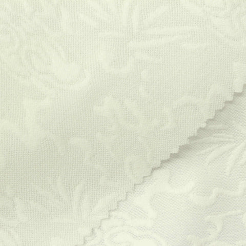 Cream Tone-on-Tone Floral Jacquard, Polyester, 180 gsm, 160 cm, ref EF-274479