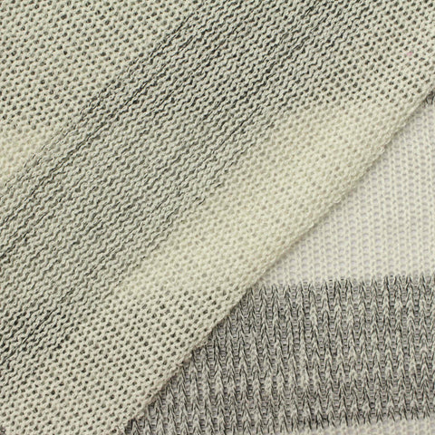 Grey Marl Chunky Knit, Poly-Viscose, 218 gsm