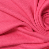 Polyester Cotton Rib Knit Fabric, 180 gsm, 163 cm — Pink — photo 1