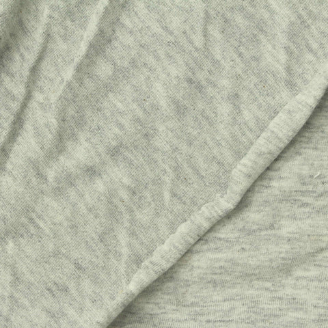 Light Grey Marl Jersey Knit, Cotton, 220 gsm
