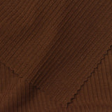 Rib Knit Fabric, 220 gsm, 148 cm — Brown — photo 1