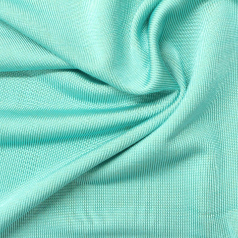 Light Green Marl Jersey Knit, Viscose-Poly, 190 gsm