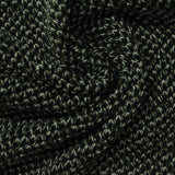 Dark Green Marl Chunky Knit, Poly-Cotton — photo 1