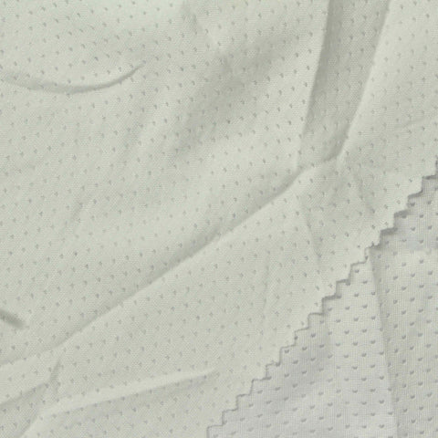 White Fine-Dot Mesh, Polyester