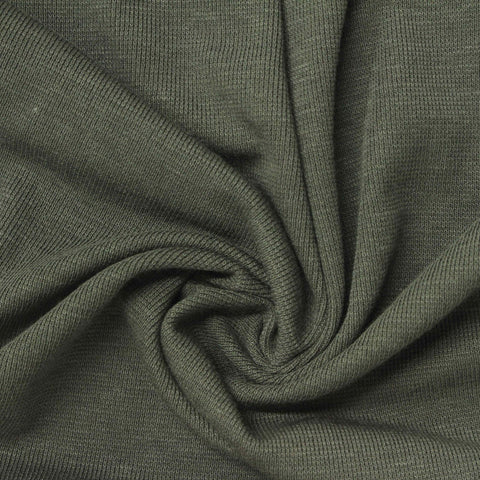 Olive Rib Knit