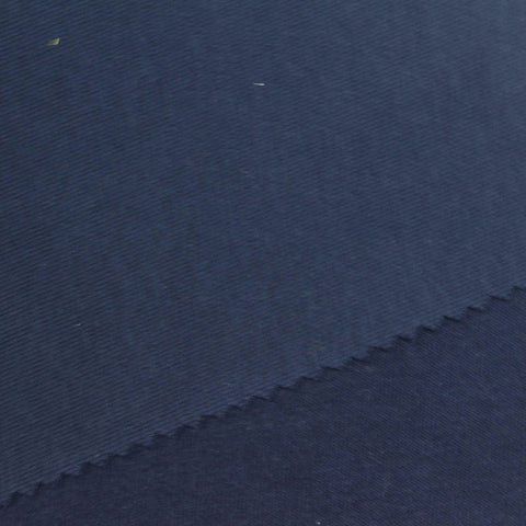 Cotton Polyester Scuba Knit Fabric, 305 gsm, 170 cm — Navy