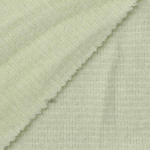 100% Polyester Chenille Fabric, 257 gsm, 160 cm — Green