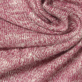 Pink Marl Chunky Knit, Poly-Viscose, 160 gsm — photo 1