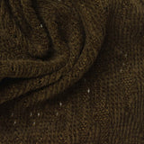 Dark Brown Marl Chenille, Polyester, 280 gsm — photo 1