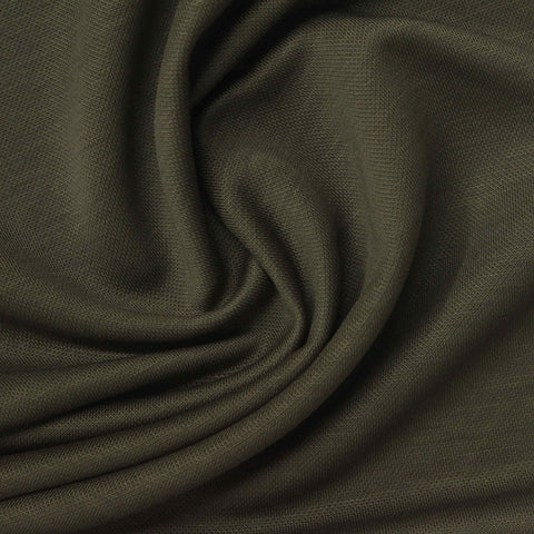 Tencel Lyocell Stretch Piqué Knit Fabric, 220 gsm, 165 cm — Green