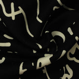 Printed Polyester Stretch Scuba Knit Fabric, 423 gsm, 150 cm — Khaki — photo 1