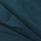 Linen Cotton Canvas Fabric, 185 gsm — Navy — photo 1