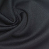 Polyester Modal Stretch Scuba Knit Fabric, 280 gsm, 180 cm — Black — photo 1