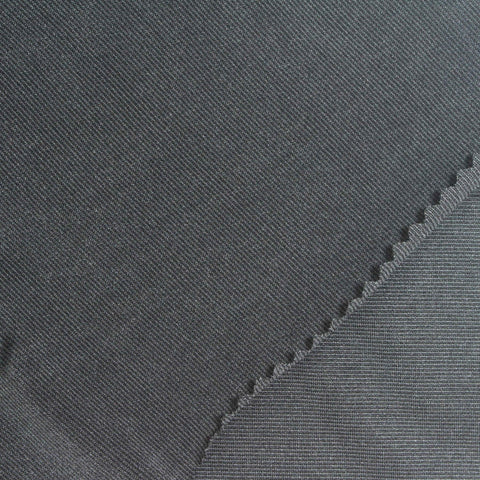 Polyester Stretch Jersey Knit Fabric, 190 gsm, 155 cm — Grey