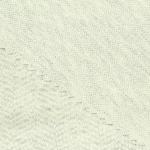 Light Cream Chevron Jacquard, Poly-Viscose