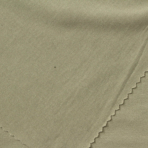 Light Olive Marl Jersey Knit, Viscose