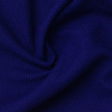 100% Polyester Waffle Knit Fabric, 280 gsm, 165 cm — Navy — photo 1