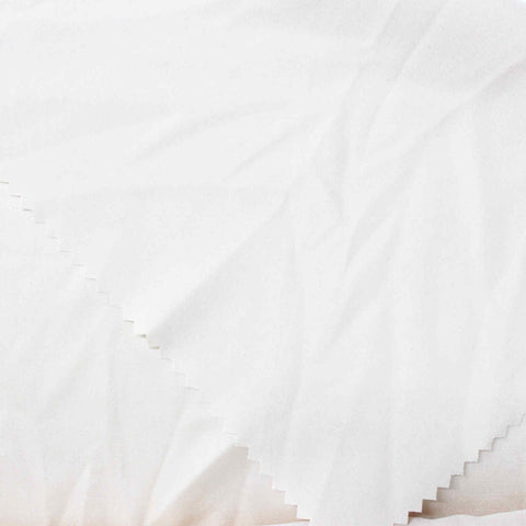 Satin Fabric, 121 gsm, 148 cm — White
