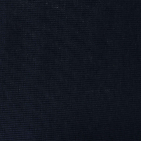 Dark Navy Ribbed Rib Knit, Poly-Cotton