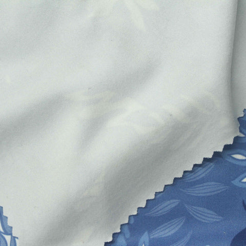 Blue Leaf Milk Silk Knit, Polyester