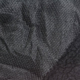100% Polyester Sherpa Fleece Fabric, 268 gsm, 188 cm — Black — photo 1